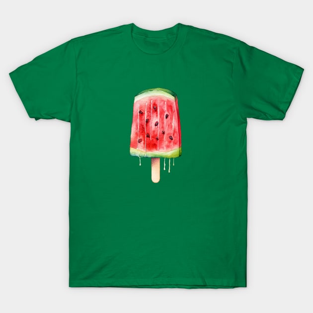 Watermelon Ice Lolly T-Shirt by Mimeographics